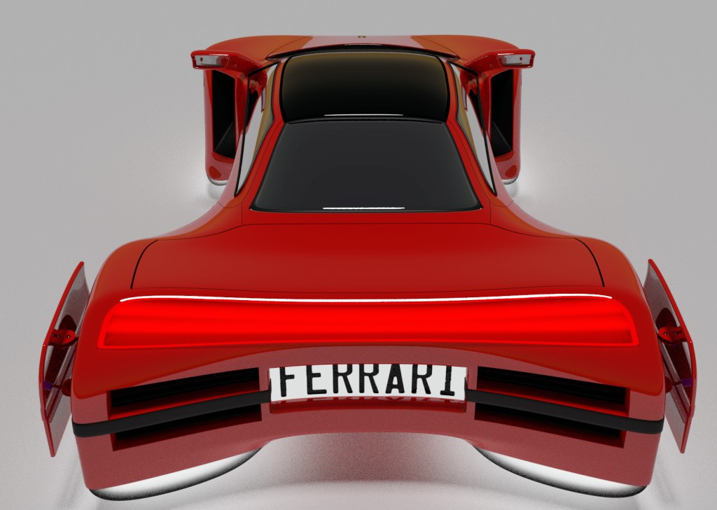 Ferrari ML1 concept car. (Maglev futuristic) preview image 3